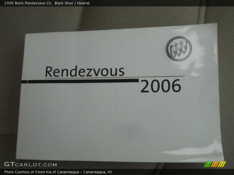 Black Onyx / Neutral 2006 Buick Rendezvous CX