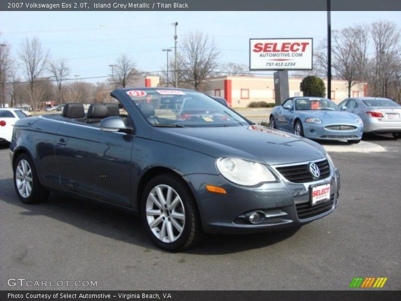 Island Grey Metallic / Titan Black 2007 Volkswagen Eos 2.0T