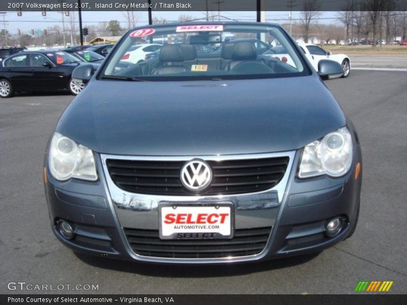 Island Grey Metallic / Titan Black 2007 Volkswagen Eos 2.0T