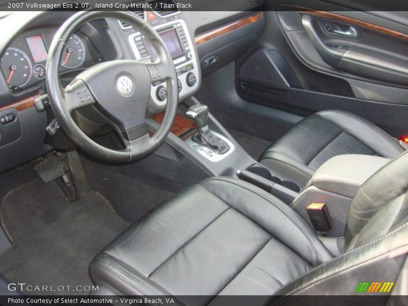 Island Grey Metallic / Titan Black 2007 Volkswagen Eos 2.0T