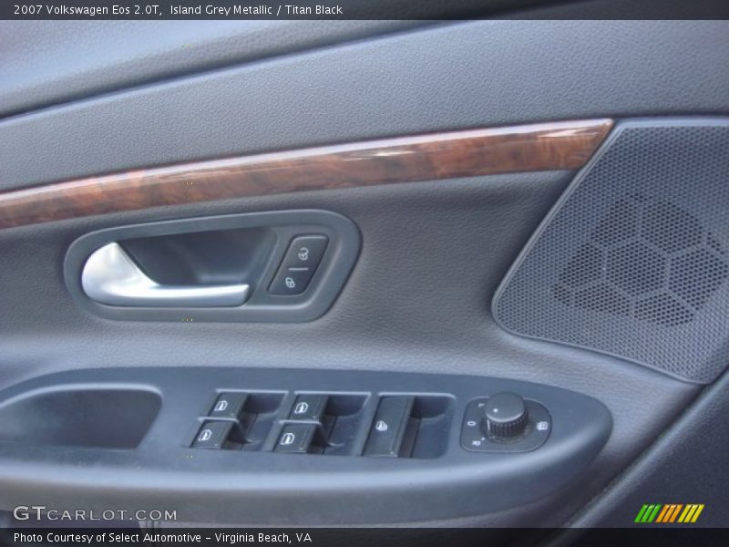 Island Grey Metallic / Titan Black 2007 Volkswagen Eos 2.0T