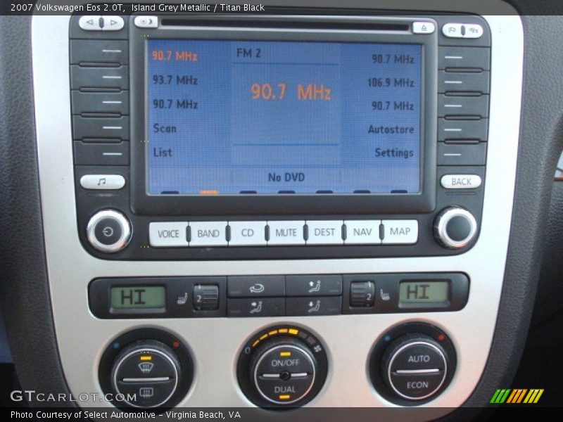 Island Grey Metallic / Titan Black 2007 Volkswagen Eos 2.0T