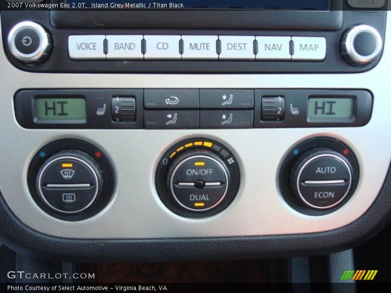 Island Grey Metallic / Titan Black 2007 Volkswagen Eos 2.0T