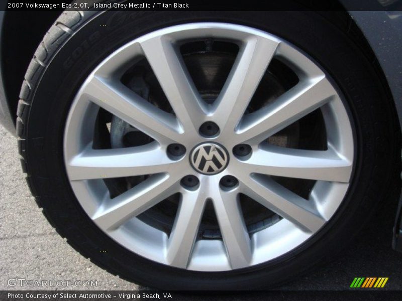 Island Grey Metallic / Titan Black 2007 Volkswagen Eos 2.0T