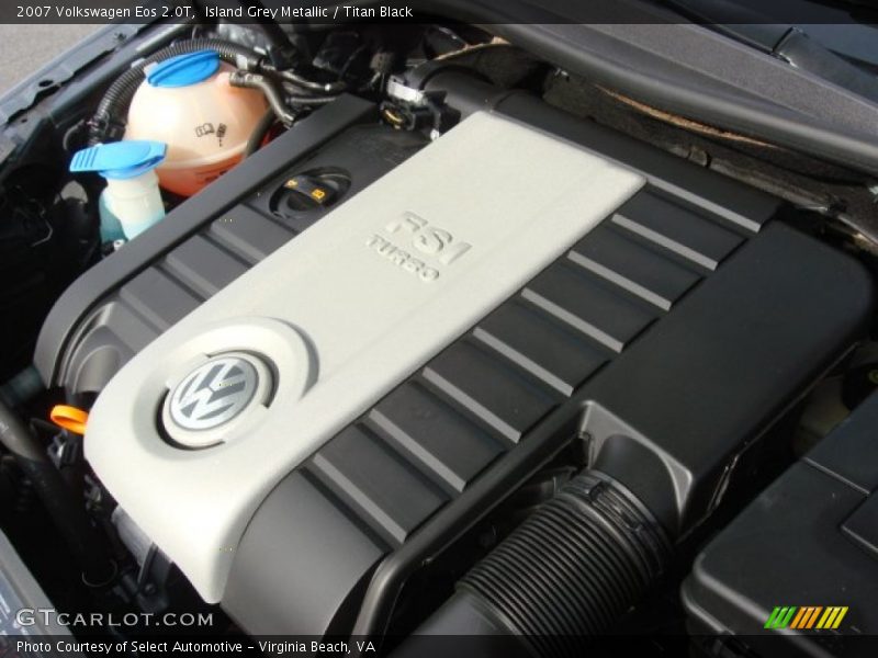 Island Grey Metallic / Titan Black 2007 Volkswagen Eos 2.0T