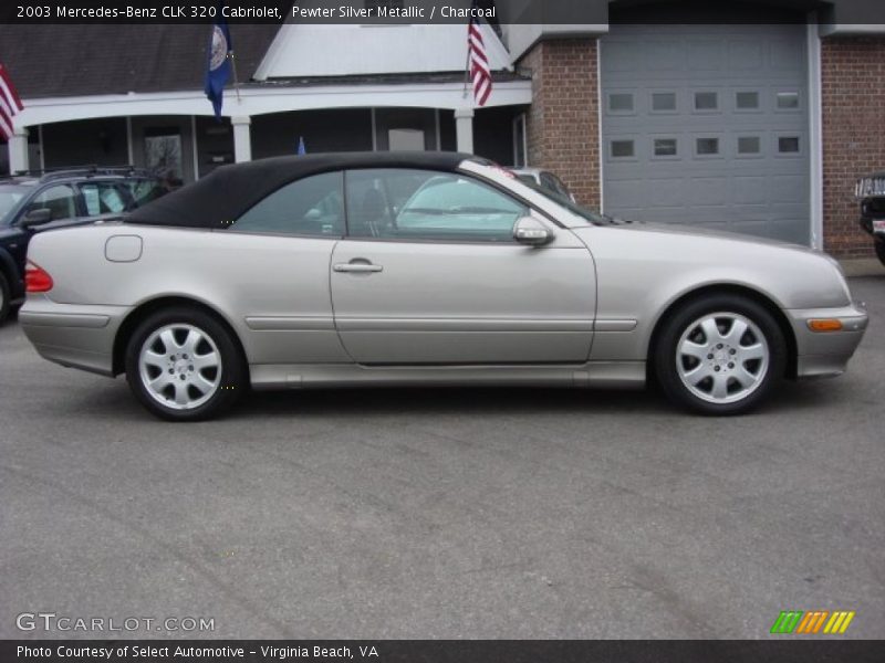  2003 CLK 320 Cabriolet Pewter Silver Metallic