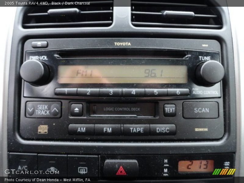 Black / Dark Charcoal 2005 Toyota RAV4 4WD