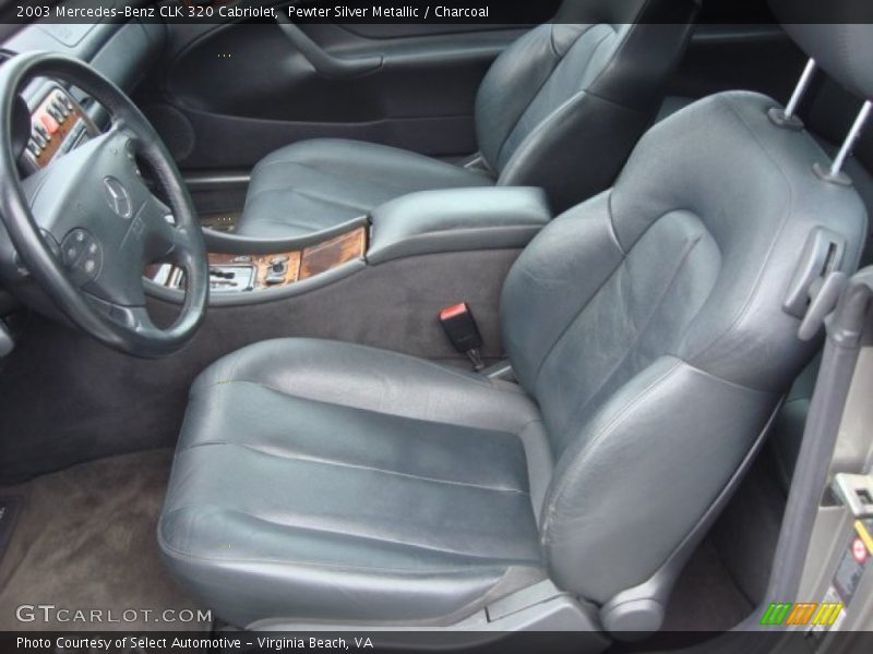  2003 CLK 320 Cabriolet Charcoal Interior