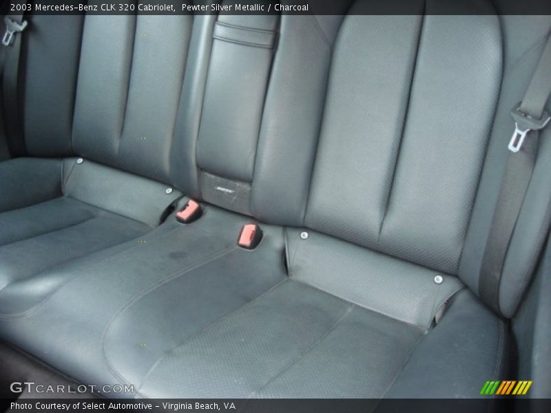 Pewter Silver Metallic / Charcoal 2003 Mercedes-Benz CLK 320 Cabriolet