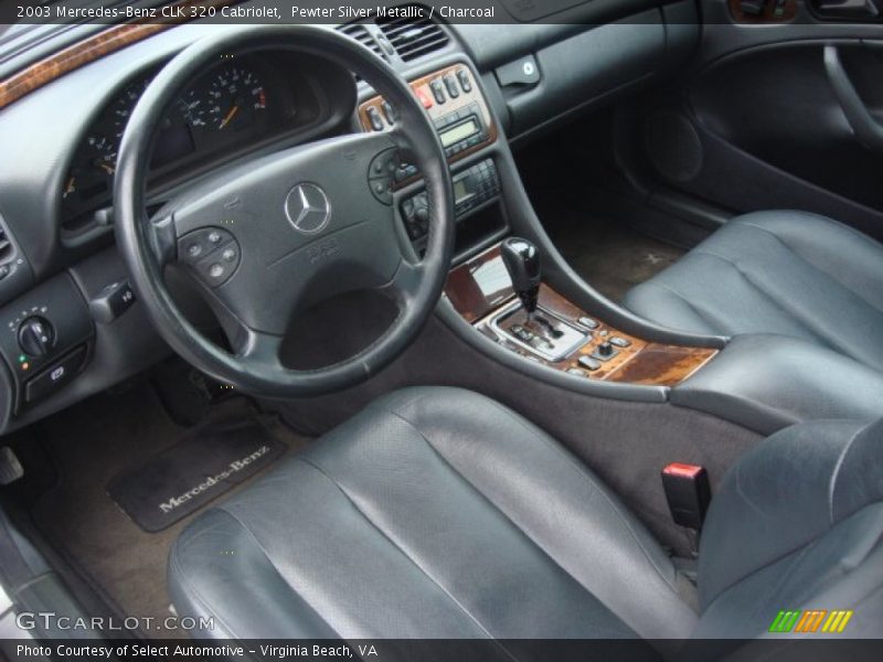  2003 CLK 320 Cabriolet Charcoal Interior