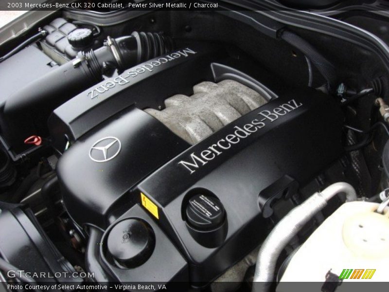  2003 CLK 320 Cabriolet Engine - 3.2 Liter SOHC 18-Valve V6