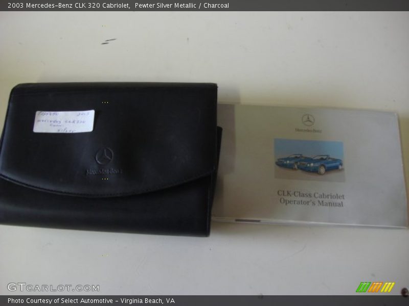 Pewter Silver Metallic / Charcoal 2003 Mercedes-Benz CLK 320 Cabriolet