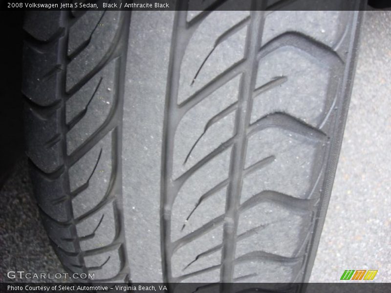 Black / Anthracite Black 2008 Volkswagen Jetta S Sedan