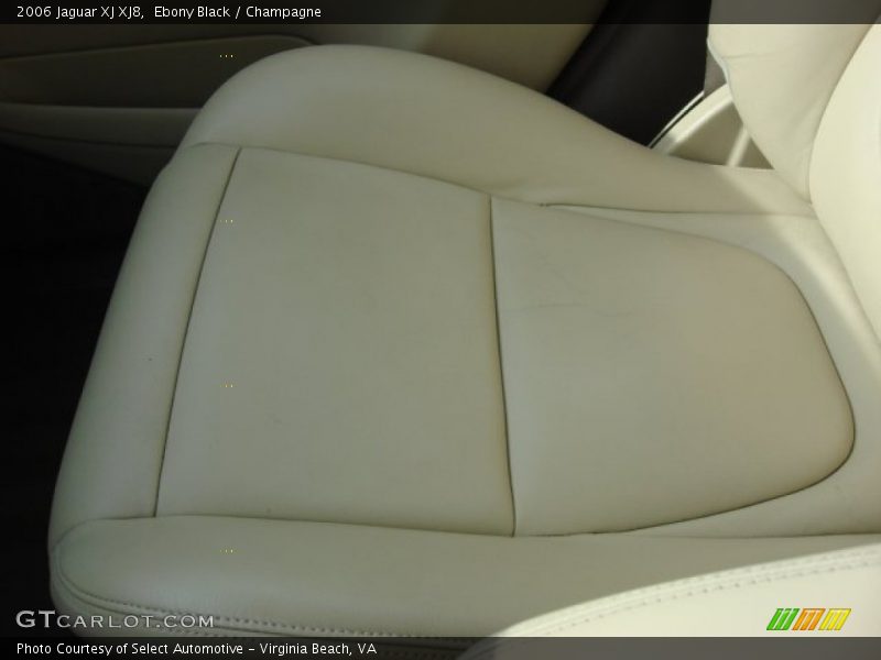 Ebony Black / Champagne 2006 Jaguar XJ XJ8