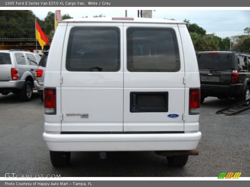 White / Grey 1995 Ford E Series Van E350 XL Cargo Van