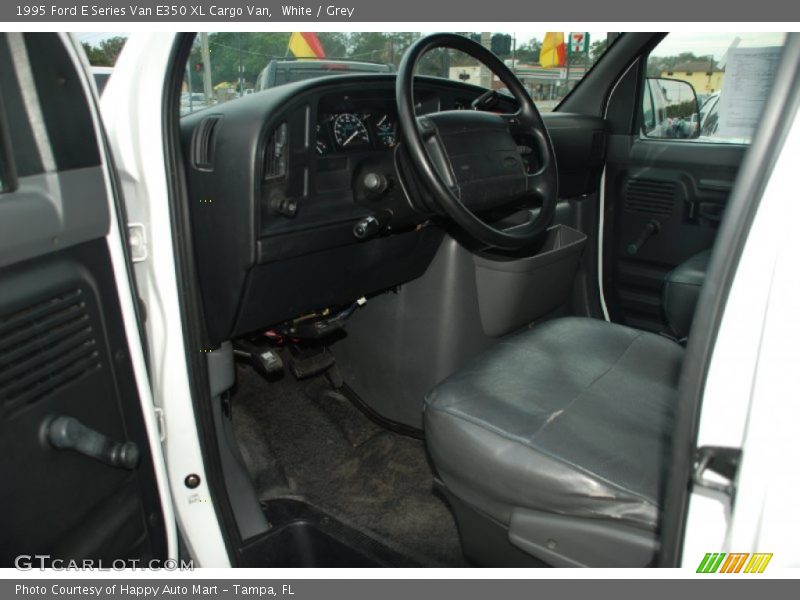  1995 E Series Van E350 XL Cargo Van Grey Interior