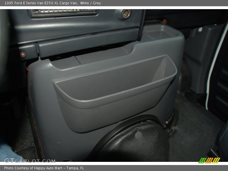 White / Grey 1995 Ford E Series Van E350 XL Cargo Van