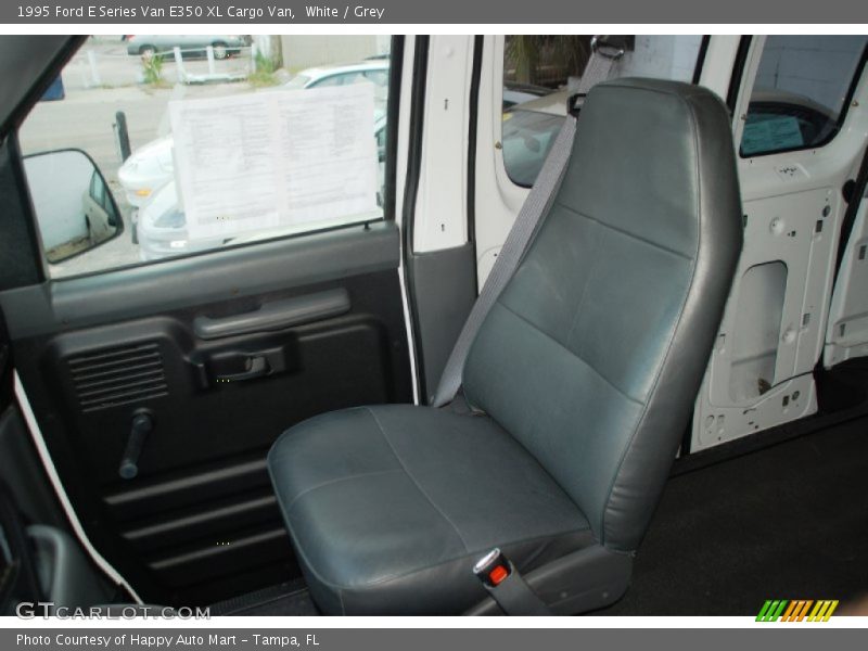 White / Grey 1995 Ford E Series Van E350 XL Cargo Van