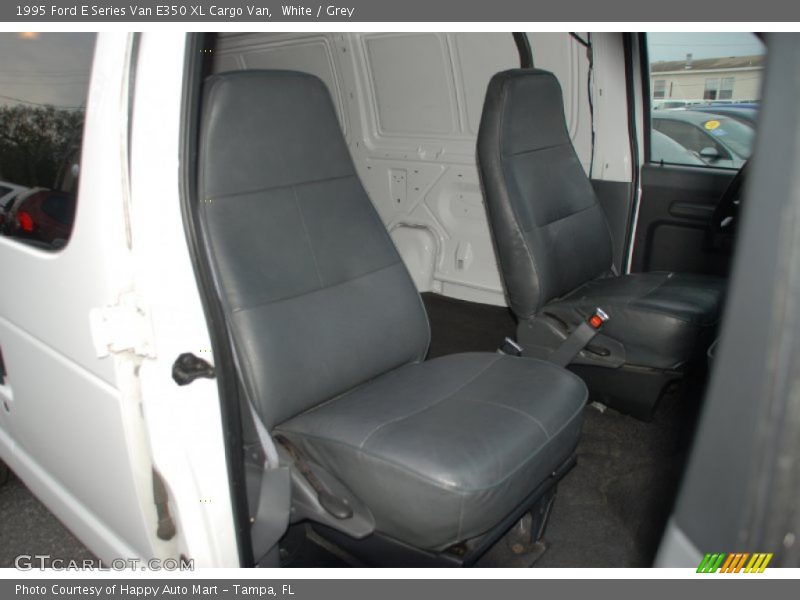 White / Grey 1995 Ford E Series Van E350 XL Cargo Van