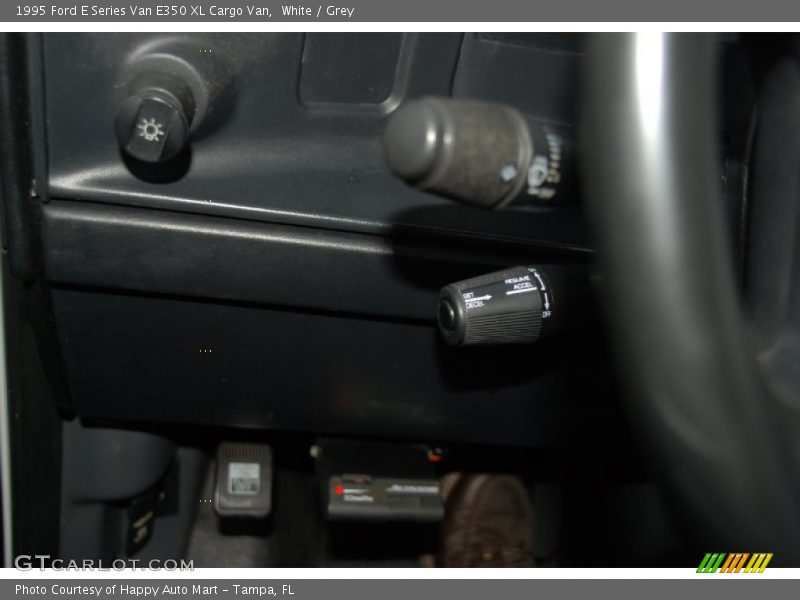 White / Grey 1995 Ford E Series Van E350 XL Cargo Van