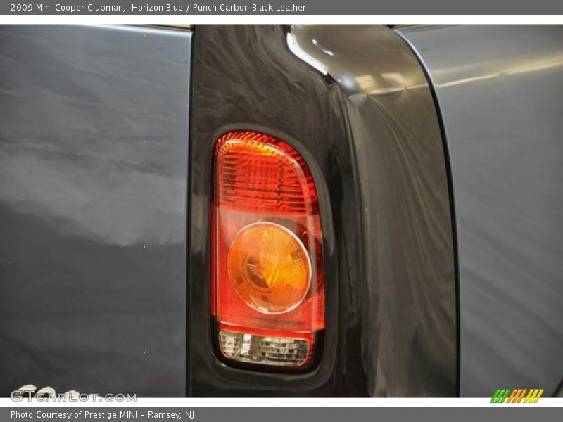 Horizon Blue / Punch Carbon Black Leather 2009 Mini Cooper Clubman