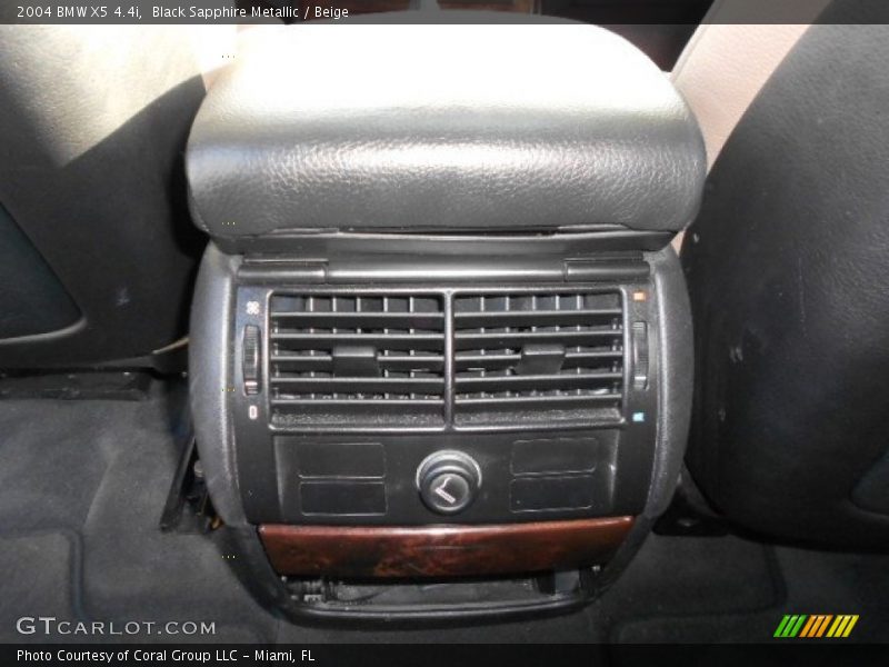 Black Sapphire Metallic / Beige 2004 BMW X5 4.4i