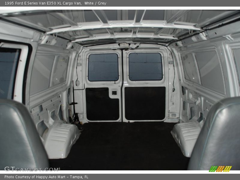 White / Grey 1995 Ford E Series Van E350 XL Cargo Van