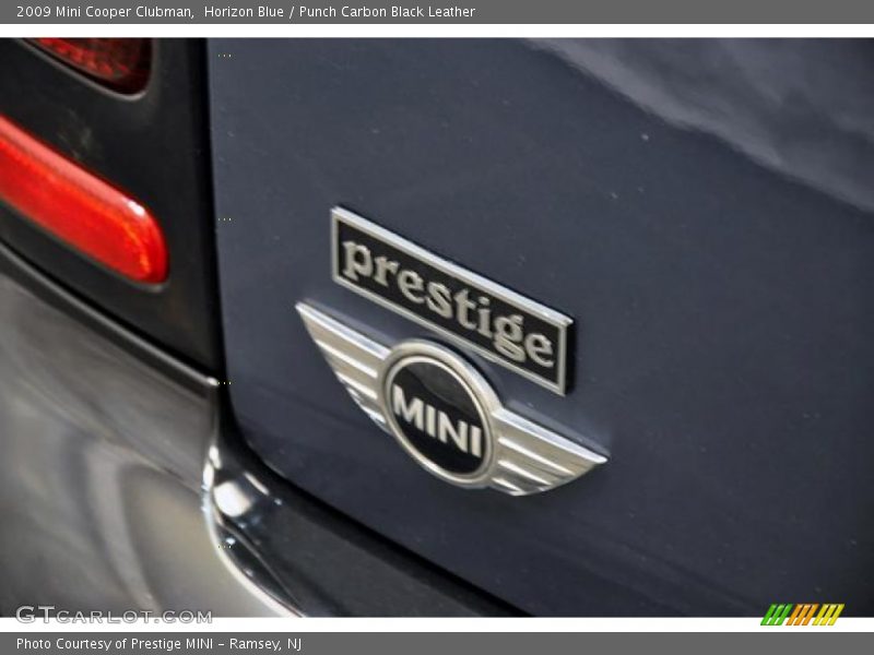 Horizon Blue / Punch Carbon Black Leather 2009 Mini Cooper Clubman