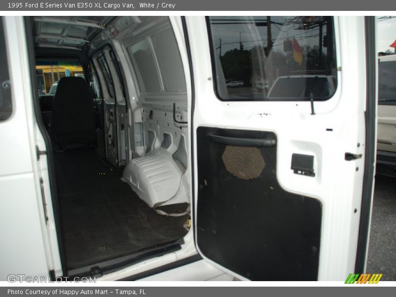 White / Grey 1995 Ford E Series Van E350 XL Cargo Van