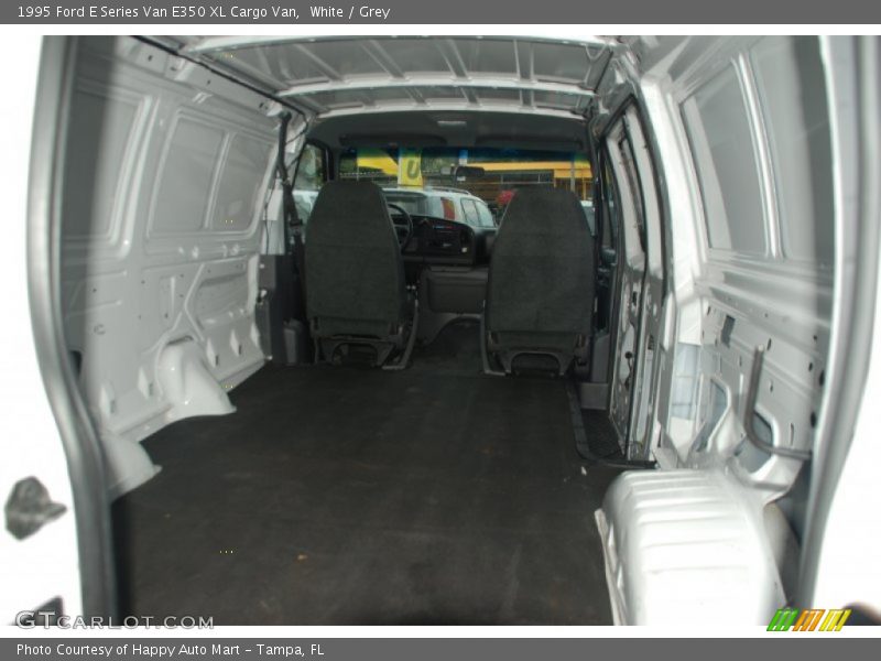 White / Grey 1995 Ford E Series Van E350 XL Cargo Van