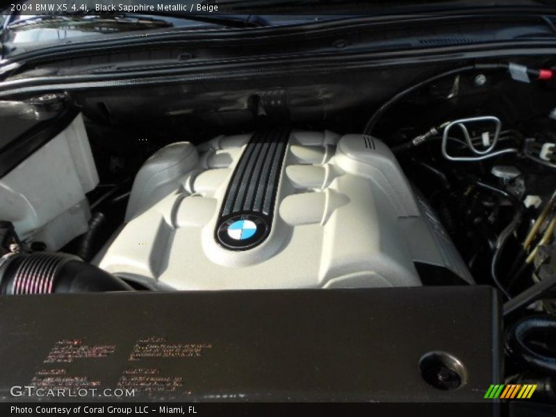 Black Sapphire Metallic / Beige 2004 BMW X5 4.4i