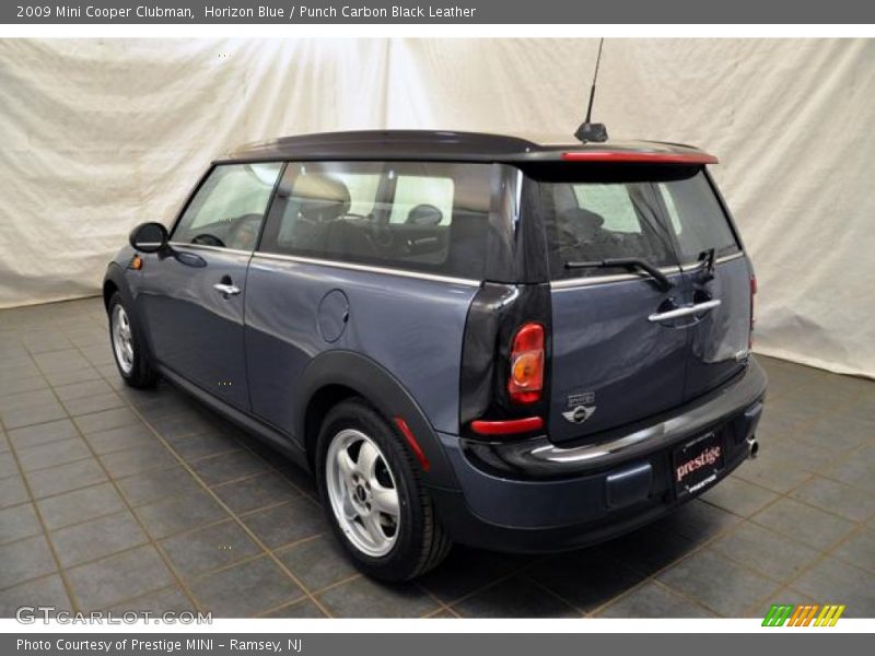 Horizon Blue / Punch Carbon Black Leather 2009 Mini Cooper Clubman