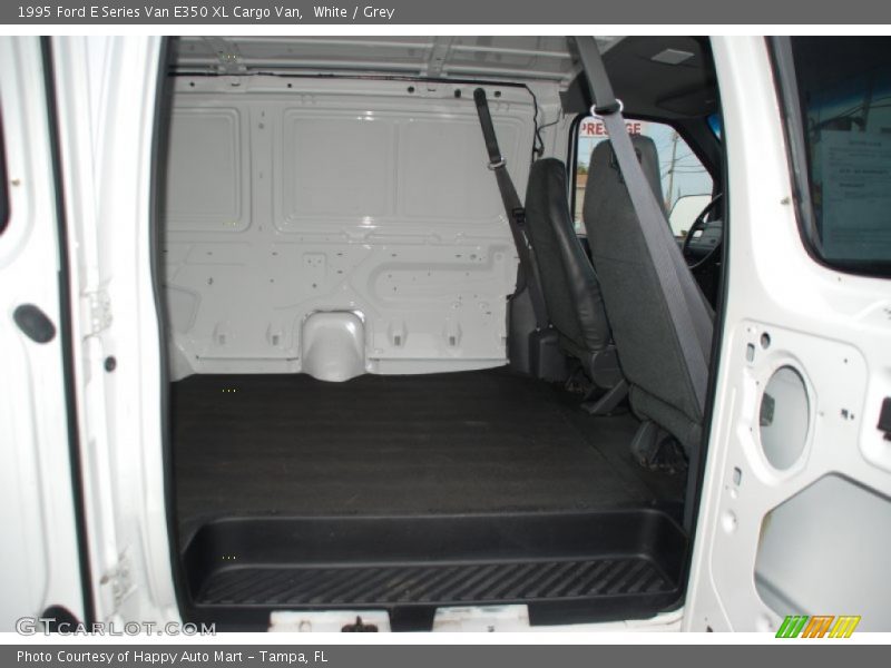 White / Grey 1995 Ford E Series Van E350 XL Cargo Van