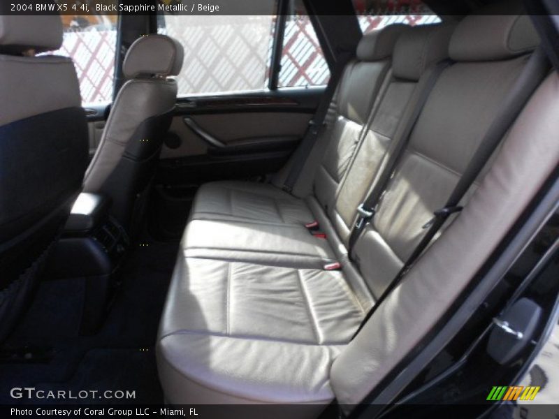 Black Sapphire Metallic / Beige 2004 BMW X5 4.4i