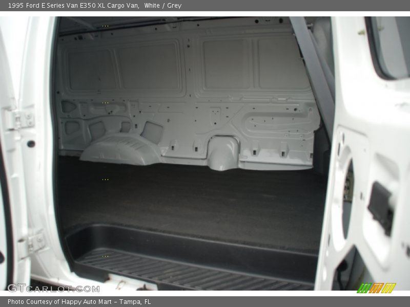 White / Grey 1995 Ford E Series Van E350 XL Cargo Van