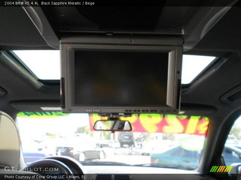 Black Sapphire Metallic / Beige 2004 BMW X5 4.4i