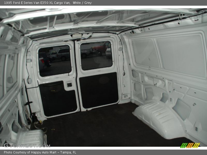 White / Grey 1995 Ford E Series Van E350 XL Cargo Van