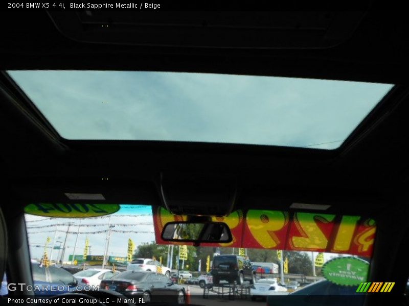 Black Sapphire Metallic / Beige 2004 BMW X5 4.4i