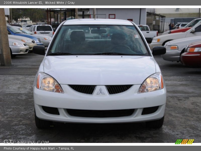 Wicked White / Gray 2006 Mitsubishi Lancer ES