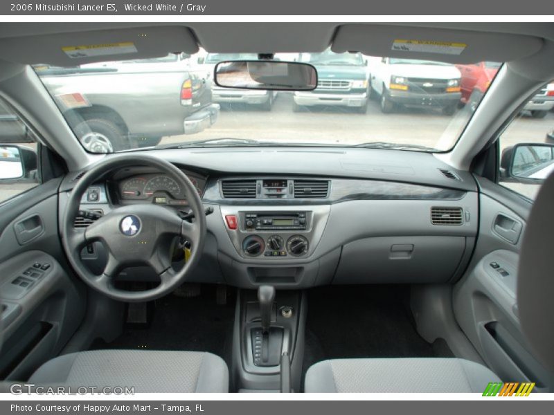 Wicked White / Gray 2006 Mitsubishi Lancer ES