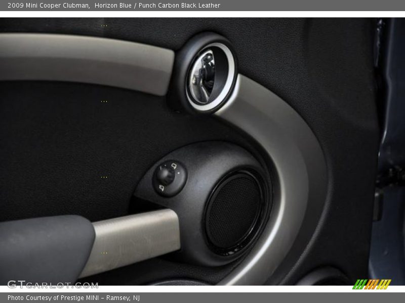 Horizon Blue / Punch Carbon Black Leather 2009 Mini Cooper Clubman
