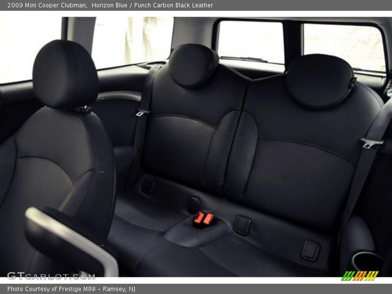 Horizon Blue / Punch Carbon Black Leather 2009 Mini Cooper Clubman