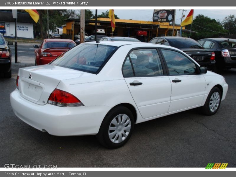 Wicked White / Gray 2006 Mitsubishi Lancer ES