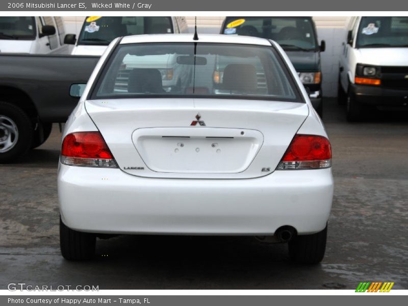 Wicked White / Gray 2006 Mitsubishi Lancer ES
