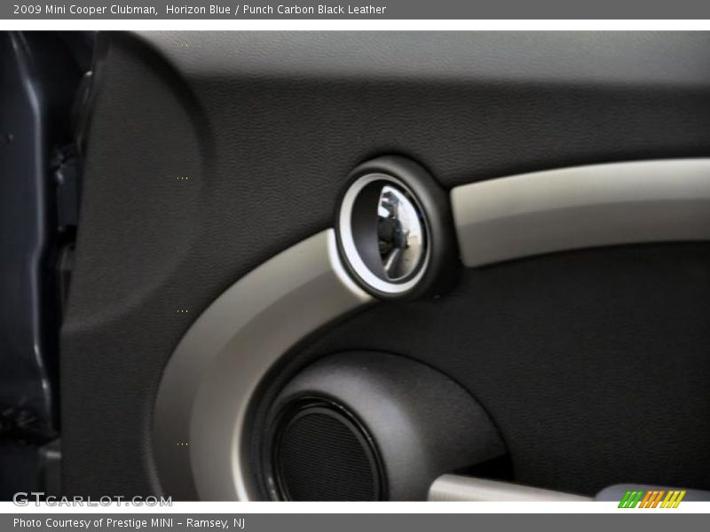 Horizon Blue / Punch Carbon Black Leather 2009 Mini Cooper Clubman
