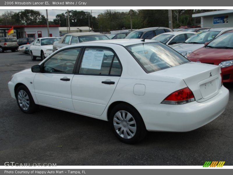 Wicked White / Gray 2006 Mitsubishi Lancer ES
