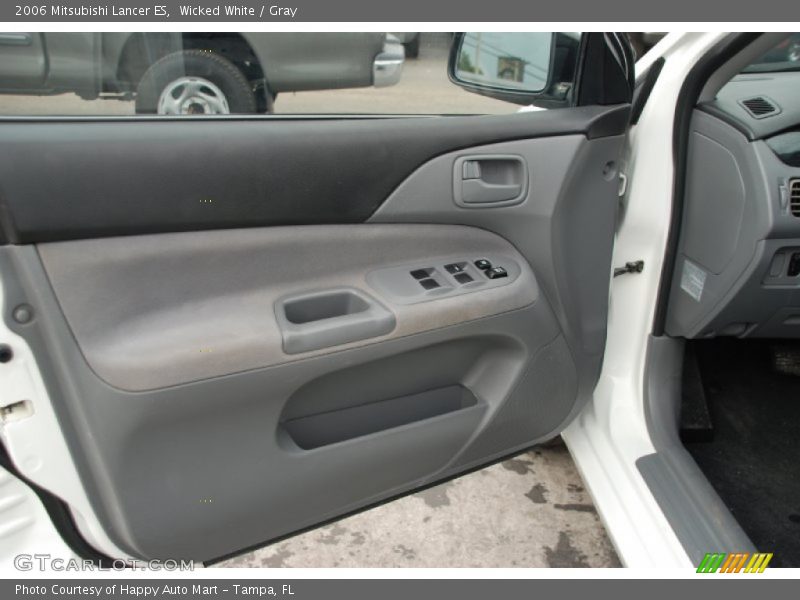 Wicked White / Gray 2006 Mitsubishi Lancer ES