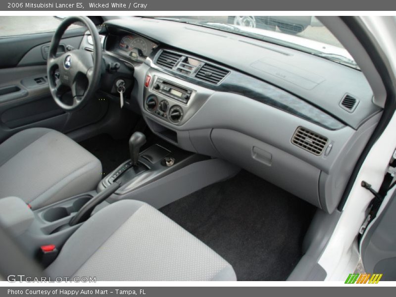 Wicked White / Gray 2006 Mitsubishi Lancer ES