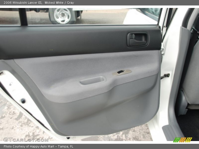 Wicked White / Gray 2006 Mitsubishi Lancer ES