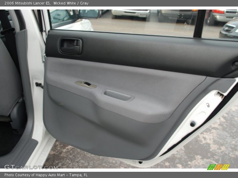 Wicked White / Gray 2006 Mitsubishi Lancer ES